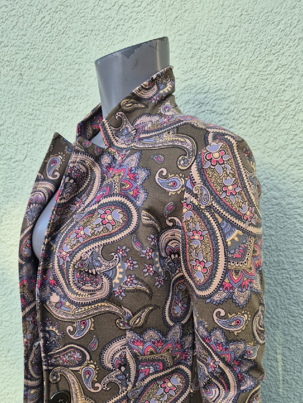 MNG Collection (Morocco) Ladies Paisley (1) Button Luxe Blazer/Jacket
